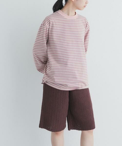URBAN RESEARCH DOORS / アーバンリサーチ ドアーズ ショート・ハーフ・半端丈パンツ | 『別注』AFLOAH×DOORS　KNIT SHORT PANTS | 詳細3