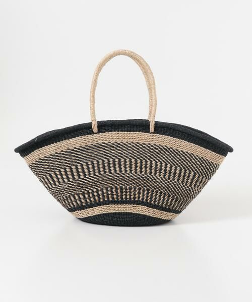 URBAN RESEARCH DOORS / アーバンリサーチ ドアーズ かごバック | BAGMATI　アバカバッグ（ブラック系その他）
