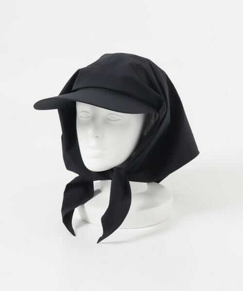 URBAN RESEARCH DOORS / アーバンリサーチ ドアーズ キャップ | KIJIMA TAKAYUKI　DETACHABLE SCARF CAP（ブラック）
