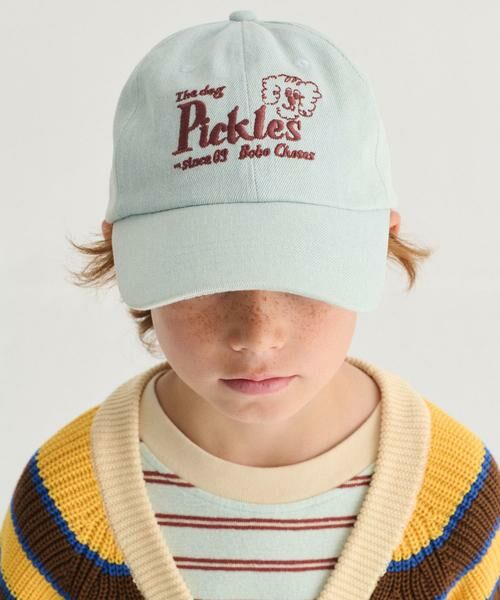 URBAN RESEARCH DOORS / アーバンリサーチ ドアーズ 服飾雑貨 | BOBO CHOSES　PICKLES THE DOG DENIM CAP (KIDS)（ライトブルー）
