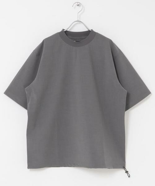 URBAN RESEARCH DOORS / アーバンリサーチ ドアーズ Tシャツ | FORK&SPOON　キャリーマンヘムスピンドルTシャツ（チャコールグレー）