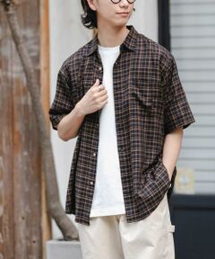 URBAN RESEARCH DOORS / アーバンリサーチ ドアーズ シャツ・ブラウス | FORK&SPOON　コットンレーヨンチェックシャツ