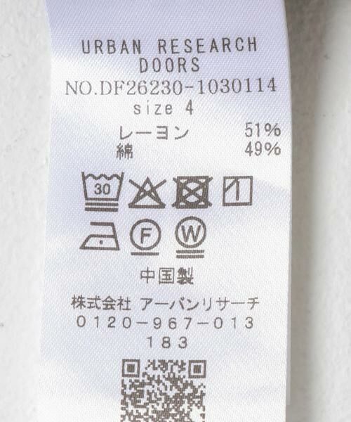 URBAN RESEARCH DOORS / アーバンリサーチ ドアーズ シャツ・ブラウス | FORK&SPOON　コットンレーヨンチェックシャツ | 詳細11