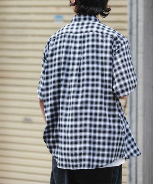 URBAN RESEARCH DOORS / アーバンリサーチ ドアーズ シャツ・ブラウス | FORK&SPOON　コットンレーヨンチェックシャツ | 詳細2