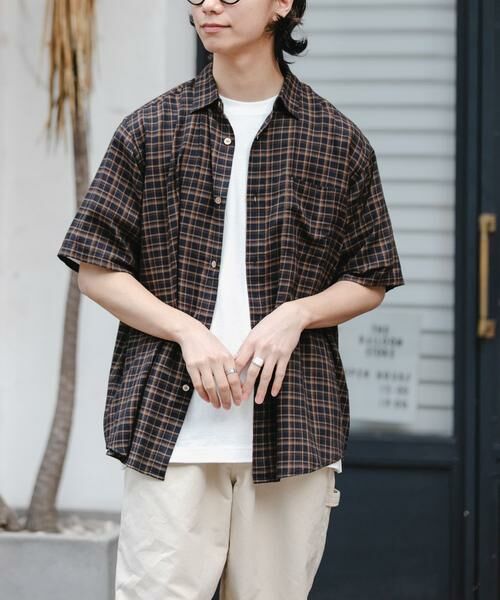 URBAN RESEARCH DOORS / アーバンリサーチ ドアーズ シャツ・ブラウス | FORK&SPOON　コットンレーヨンチェックシャツ | 詳細18