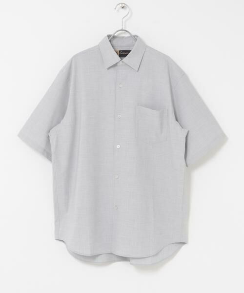 URBAN RESEARCH DOORS / アーバンリサーチ ドアーズ シャツ・ブラウス | FORK&SPOON　キャリーマンレギュラーカラーシャツ（ライトグレー）