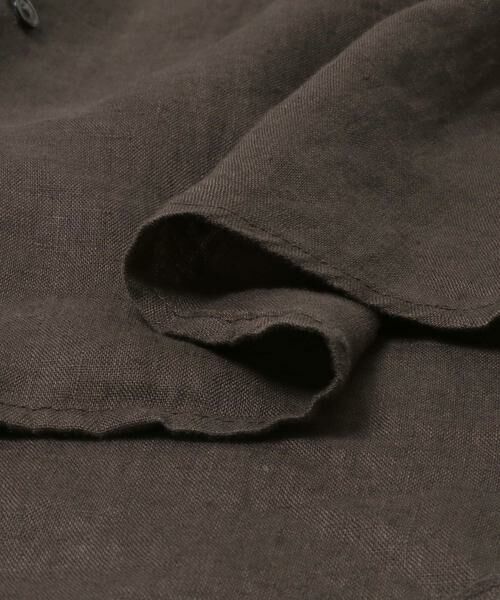 URBAN RESEARCH DOORS / アーバンリサーチ ドアーズ シャツ・ブラウス | FORK&SPOON　フレンチリネンオープンカラーショートスリーブシャツ | 詳細14