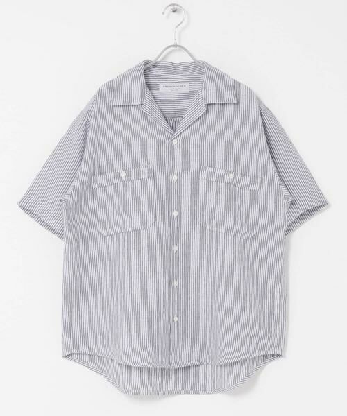 URBAN RESEARCH DOORS / アーバンリサーチ ドアーズ シャツ・ブラウス | FORK&SPOON　フレンチリネンオープンカラーショートスリーブシャツ | 詳細26