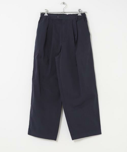 URBAN RESEARCH DOORS / アーバンリサーチ ドアーズ その他パンツ | FORK&SPOON 　クリンクルワイドパンツ（ネイビー）