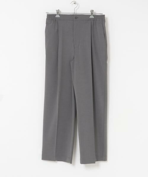 URBAN RESEARCH DOORS / アーバンリサーチ ドアーズ その他パンツ | FORK&SPOON　キャリーマンイージーワイドパンツ（チャコールグレー）