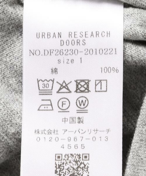 URBAN RESEARCH DOORS / アーバンリサーチ ドアーズ Tシャツ | FORK&SPOON　リサイクルコットンショートスリーブTシャツ | 詳細10