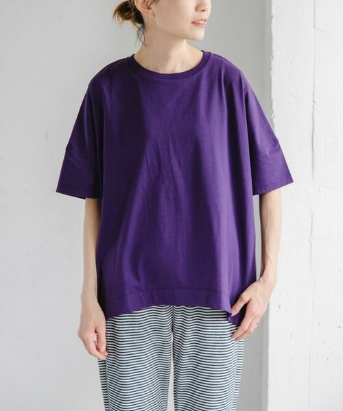 URBAN RESEARCH DOORS / アーバンリサーチ ドアーズ Tシャツ | FORK&SPOON　コクーンショートスリーブTシャツ | 詳細1