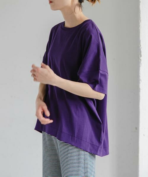 URBAN RESEARCH DOORS / アーバンリサーチ ドアーズ Tシャツ | FORK&SPOON　コクーンショートスリーブTシャツ | 詳細2