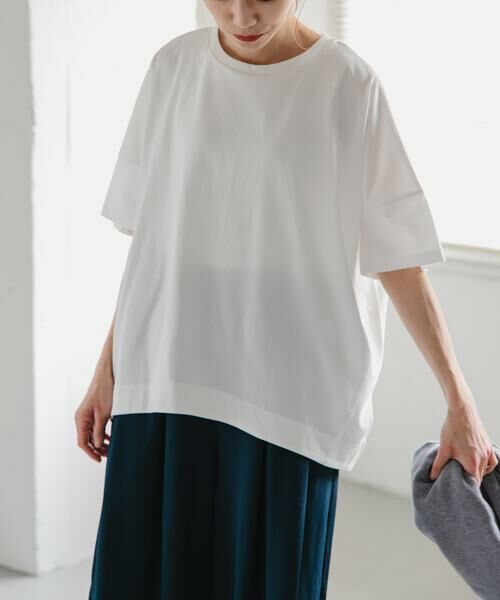 URBAN RESEARCH DOORS / アーバンリサーチ ドアーズ Tシャツ | FORK&SPOON　コクーンショートスリーブTシャツ | 詳細14