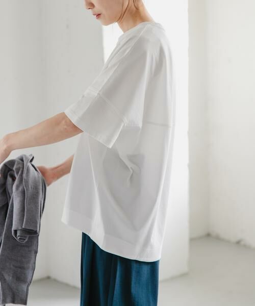 URBAN RESEARCH DOORS / アーバンリサーチ ドアーズ Tシャツ | FORK&SPOON　コクーンショートスリーブTシャツ | 詳細15