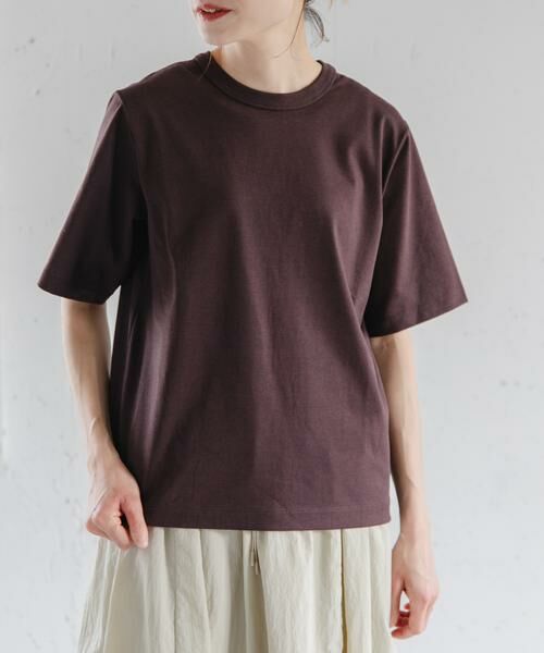 URBAN RESEARCH DOORS / アーバンリサーチ ドアーズ Tシャツ | FORK&SPOON　BASIC5/S T-SHIRTS（ブラウン）