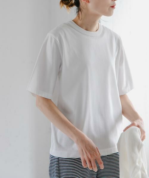 URBAN RESEARCH DOORS / アーバンリサーチ ドアーズ Tシャツ | FORK&SPOON　BASIC5/S T-SHIRTS（オフホワイト）