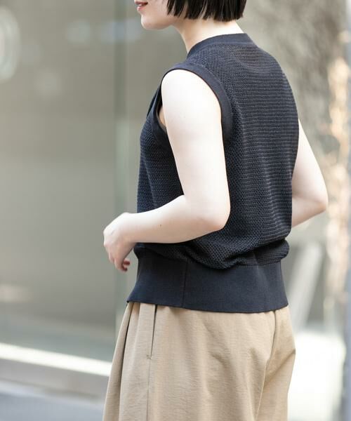 URBAN RESEARCH DOORS / アーバンリサーチ ドアーズ ベスト | FORK&SPOON　フロントボタンニットベスト | 詳細2