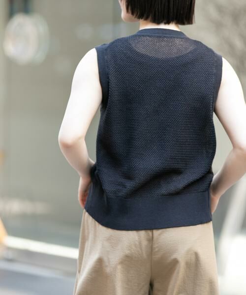 URBAN RESEARCH DOORS / アーバンリサーチ ドアーズ ベスト | FORK&SPOON　フロントボタンニットベスト | 詳細3