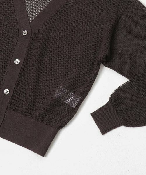 URBAN RESEARCH DOORS / アーバンリサーチ ドアーズ カーディガン・ボレロ | FORK&SPOON　ペーパーニットカーディガン | 詳細9