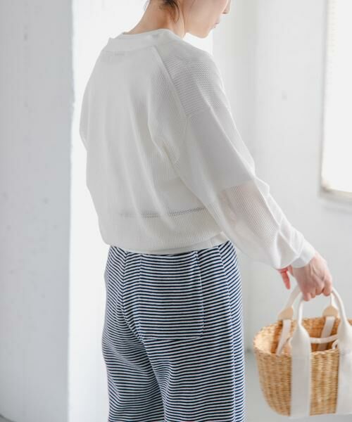 URBAN RESEARCH DOORS / アーバンリサーチ ドアーズ カーディガン・ボレロ | FORK&SPOON　ペーパーニットカーディガン | 詳細16