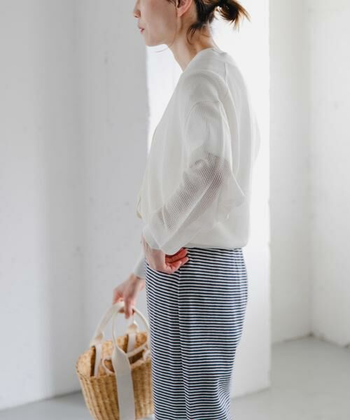 URBAN RESEARCH DOORS / アーバンリサーチ ドアーズ カーディガン・ボレロ | FORK&SPOON　ペーパーニットカーディガン | 詳細20