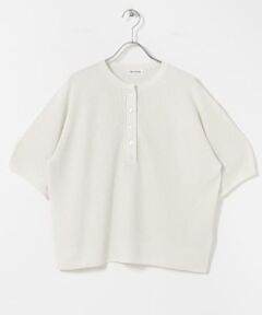 URBAN RESEARCH DOORS / アーバンリサーチ ドアーズ ニット・セーター | FORK&SPOON　ペーパーニットヘンリーネックプルオーバー