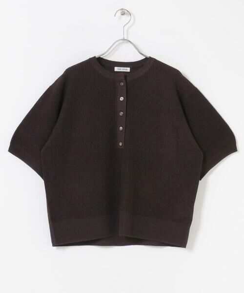 URBAN RESEARCH DOORS / アーバンリサーチ ドアーズ ニット・セーター | FORK&SPOON　ペーパーニットヘンリーネックプルオーバー | 詳細7