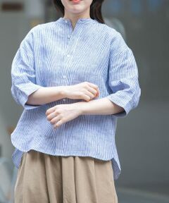 URBAN RESEARCH DOORS / アーバンリサーチ ドアーズ シャツ・ブラウス | FORK&SPOON　フレンチリネンショートスリーブシャツ