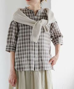 URBAN RESEARCH DOORS / アーバンリサーチ ドアーズ シャツ・ブラウス | FORK&SPOON　フレンチリネンショートスリーブシャツ