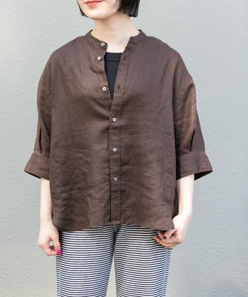 URBAN RESEARCH DOORS / アーバンリサーチ ドアーズ シャツ・ブラウス | FORK&SPOON　フレンチリネンショートスリーブシャツ | 詳細1