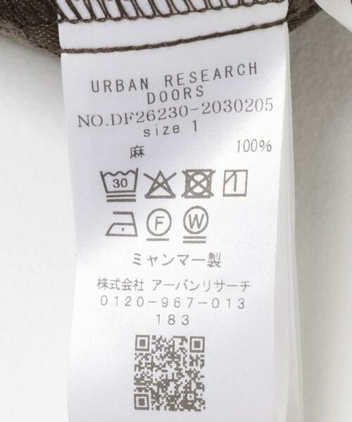 URBAN RESEARCH DOORS / アーバンリサーチ ドアーズ シャツ・ブラウス | FORK&SPOON　フレンチリネンショートスリーブシャツ | 詳細11