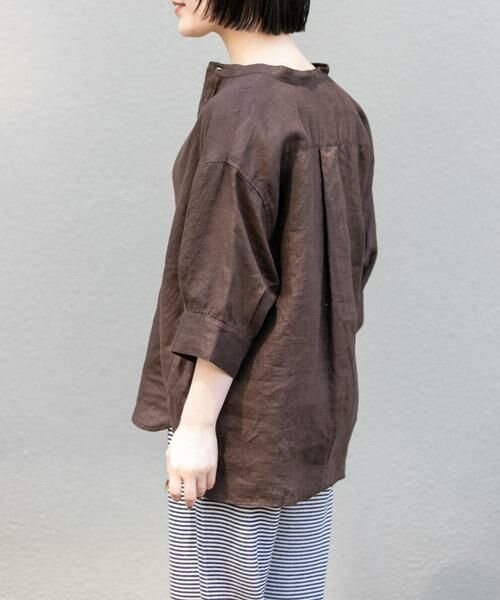 URBAN RESEARCH DOORS / アーバンリサーチ ドアーズ シャツ・ブラウス | FORK&SPOON　フレンチリネンショートスリーブシャツ | 詳細2