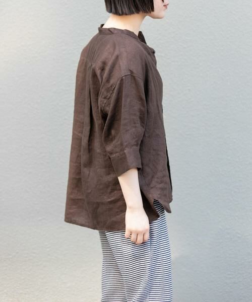 URBAN RESEARCH DOORS / アーバンリサーチ ドアーズ シャツ・ブラウス | FORK&SPOON　フレンチリネンショートスリーブシャツ | 詳細5