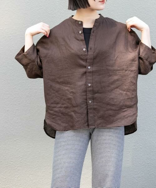 URBAN RESEARCH DOORS / アーバンリサーチ ドアーズ シャツ・ブラウス | FORK&SPOON　フレンチリネンショートスリーブシャツ | 詳細6