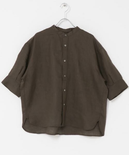 URBAN RESEARCH DOORS / アーバンリサーチ ドアーズ シャツ・ブラウス | FORK&SPOON　フレンチリネンショートスリーブシャツ | 詳細8