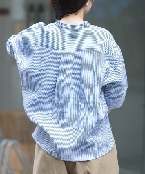 URBAN RESEARCH DOORS / アーバンリサーチ ドアーズ シャツ・ブラウス | FORK&SPOON　フレンチリネンショートスリーブシャツ | 詳細16