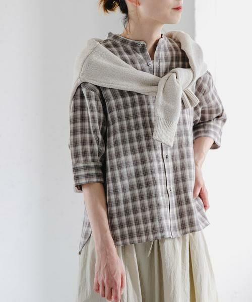 URBAN RESEARCH DOORS / アーバンリサーチ ドアーズ シャツ・ブラウス | FORK&SPOON　フレンチリネンショートスリーブシャツ | 詳細22