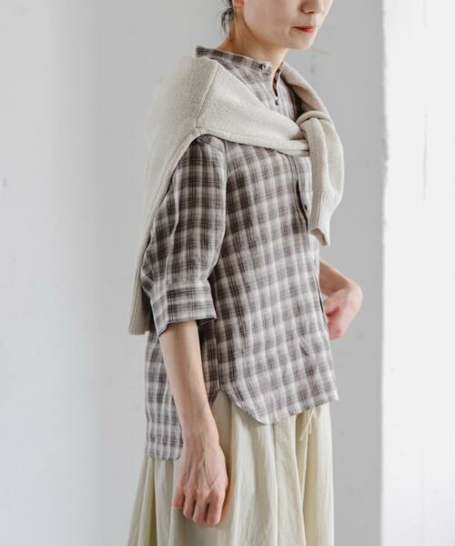 URBAN RESEARCH DOORS / アーバンリサーチ ドアーズ シャツ・ブラウス | FORK&SPOON　フレンチリネンショートスリーブシャツ | 詳細27