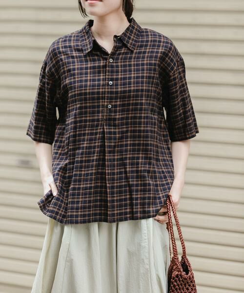 URBAN RESEARCH DOORS / アーバンリサーチ ドアーズ シャツ・ブラウス | FORK&SPOON　コットンレーヨンチェックシャツ | 詳細12