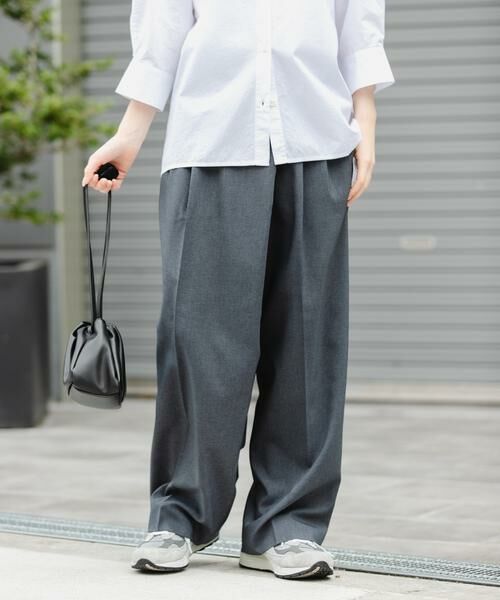 URBAN RESEARCH DOORS / アーバンリサーチ ドアーズ その他パンツ | FORK&SPOON　フロントラップパンツ（グレー）