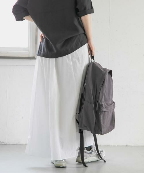 URBAN RESEARCH DOORS / アーバンリサーチ ドアーズ スカート | FORK&SPOON　ナイロンギャザースカート | 詳細4