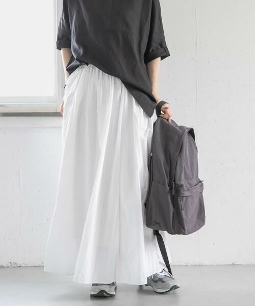 URBAN RESEARCH DOORS / アーバンリサーチ ドアーズ スカート | FORK&SPOON　ナイロンギャザースカート | 詳細5