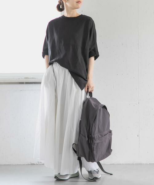 URBAN RESEARCH DOORS / アーバンリサーチ ドアーズ スカート | FORK&SPOON　ナイロンギャザースカート | 詳細7