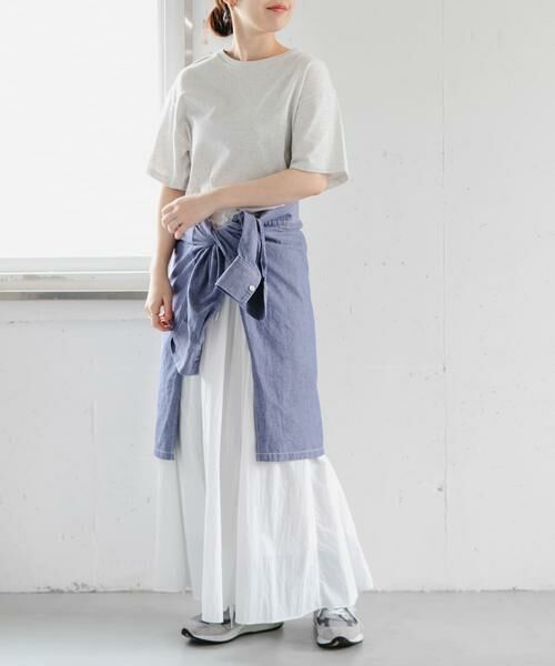 URBAN RESEARCH DOORS / アーバンリサーチ ドアーズ スカート | FORK&SPOON　ナイロンギャザースカート | 詳細8