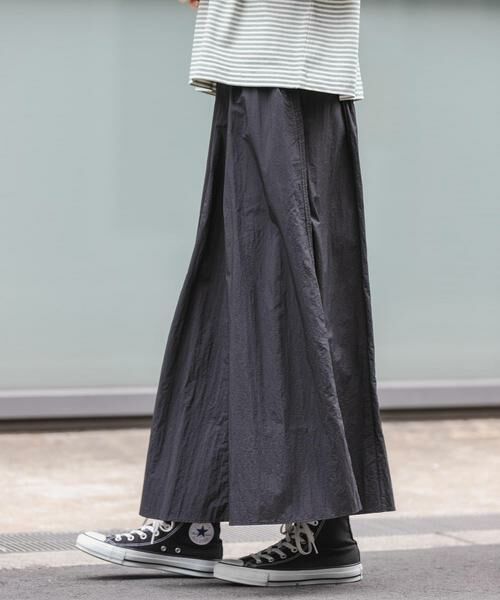 URBAN RESEARCH DOORS / アーバンリサーチ ドアーズ スカート | FORK&SPOON　ナイロンギャザースカート | 詳細14