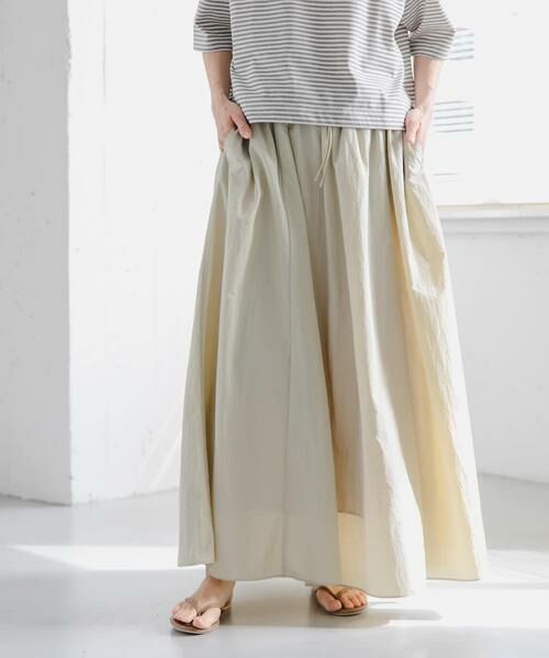 URBAN RESEARCH DOORS / アーバンリサーチ ドアーズ スカート | FORK&SPOON　ナイロンギャザースカート | 詳細20