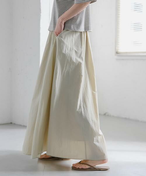 URBAN RESEARCH DOORS / アーバンリサーチ ドアーズ スカート | FORK&SPOON　ナイロンギャザースカート | 詳細21