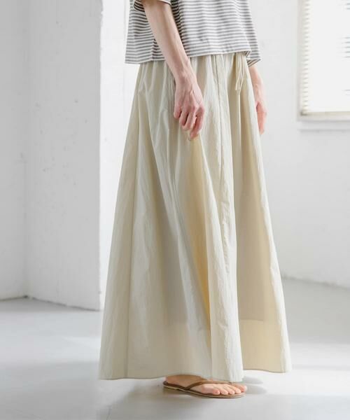 URBAN RESEARCH DOORS / アーバンリサーチ ドアーズ スカート | FORK&SPOON　ナイロンギャザースカート | 詳細24