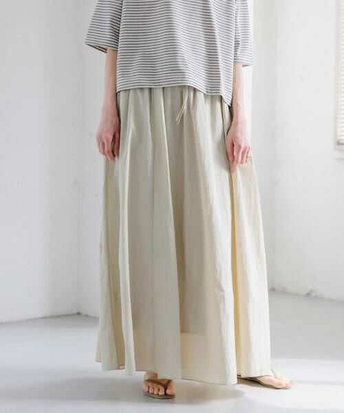 URBAN RESEARCH DOORS / アーバンリサーチ ドアーズ スカート | FORK&SPOON　ナイロンギャザースカート | 詳細25